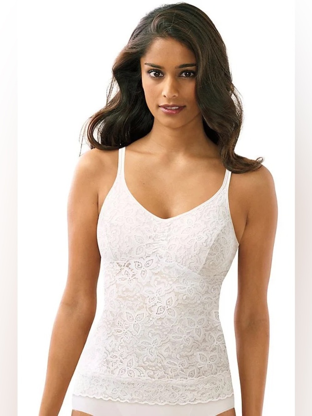 NWT Bali White Lace Camisole Top